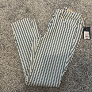 Jeans blue stripped new with tag